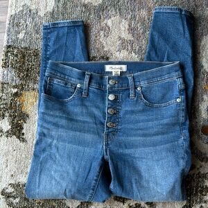 Madewell 9” Mid-Rise Skinny (Button Edition)